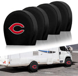 Cincinnati Reds  MLB Tire Covers Set of 4 or 2 for RV Wheel Trailer Camper Motorhome