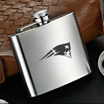 New England Patriots NFL Wine Liquor Matte Pot Hip Flask