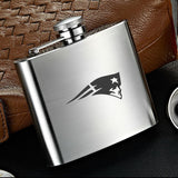 New England Patriots NFL Wine Liquor Matte Pot Hip Flask