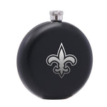 New Orleans Saints NFL Wine Liquor Matte Pot Hip Flask