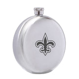 New Orleans Saints NFL Wine Liquor Matte Pot Hip Flask