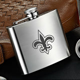 New Orleans Saints NFL Wine Liquor Matte Pot Hip Flask