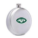 New York Jets NFL Wine Liquor Matte Pot Hip Flask