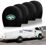 New York Jets NFL Tire Covers Set of 4 or 2 for RV Wheel Trailer Camper Motorhome