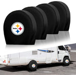 Pittsburgh Steelers NFL Tire Covers Set of 4 or 2 for RV Wheel Trailer Camper Motorhome