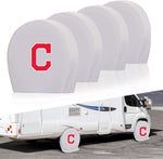Cleveland Indians MLB Tire Covers Set of 4 or 2 for RV Wheel Trailer Camper Motorhome