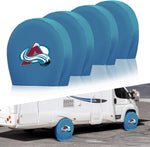 Colorado Avalanche NHL Tire Covers Set of 4 or 2 for RV Wheel Trailer Camper Motorhome