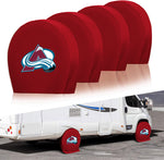 Colorado Avalanche NHL Tire Covers Set of 4 or 2 for RV Wheel Trailer Camper Motorhome