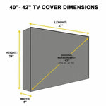 William & Mary Tribe NCAA Outdoor TV Cover Heavy Duty