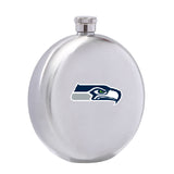 Seattle Seahawks NFL Wine Liquor Matte Pot Hip Flask