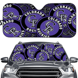 Colorado Rockies MLB Car Windshield Sun Shade Universal Fit Sunshade