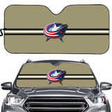 Columbus Blue Jackets NHL Car Windshield Sun Shade Universal Fit Sunshade