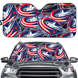 Columbus Blue Jackets NHL Car Windshield Sun Shade Universal Fit Sunshade