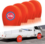 Detroit Pistons NBA Tire Covers Set of 4 or 2 for RV Wheel Trailer Camper Motorhome