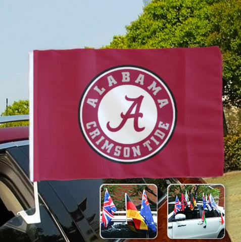 Alabama Crimson Tide NCAAB Car Window Flag