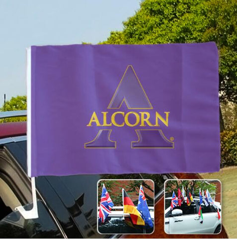 Alcorn State Braves NCAAB Car Window Flag
