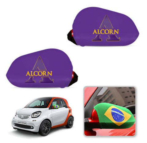 Alcorn State Braves NCAAB Car rear view mirror cover-View Elastic