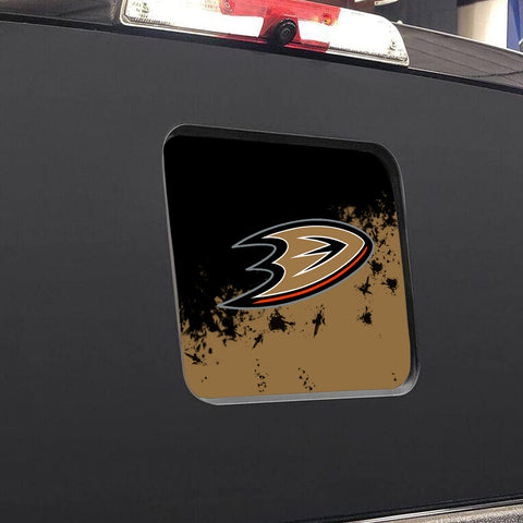 Anaheim Ducks NHL Rear Back Middle Window Vinyl Decal Stickers Fits Dodge Ram GMC Chevy Tacoma Ford