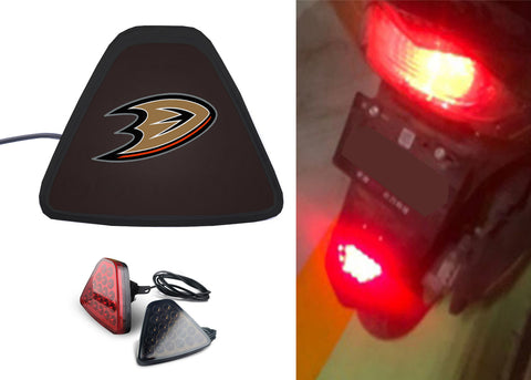 Anaheim Ducks NHL Car Motorcycle tail light LED brake flash Pilot rear