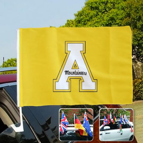 Appalachian State Mountaineers NCAAB Car Window Flag
