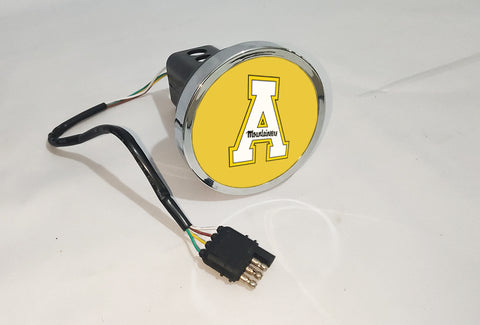 Appalachian State Mountaineers NCAA Hitch Cover LED Brake Light for Trailer