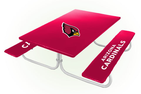 Arizona Cardinals NFL Picnic Table Bench Chair Set Outdoor Cover
