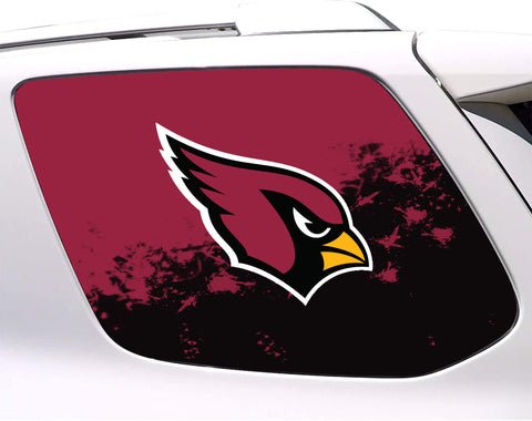 Arizona Cardinals NFL Rear Side Quarter Window Vinyl Decal Stickers Fits Toyota 4Runner