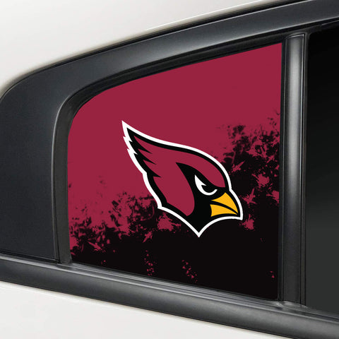 Arizona Cardinals NFL Rear Side Quarter Window Vinyl Decal Stickers Fits Dodge Charger