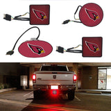 Arizona Cardinals NFL Hitch Cover LED Brake Light for Trailer