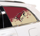 Arizona Coyotes NHL Rear Side Quarter Window Vinyl Decal Stickers Fits Jeep Grand