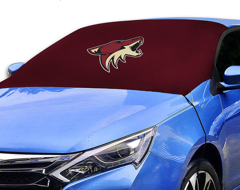 Arizona Coyotes NHL Car SUV Front Windshield Snow Cover Sunshade