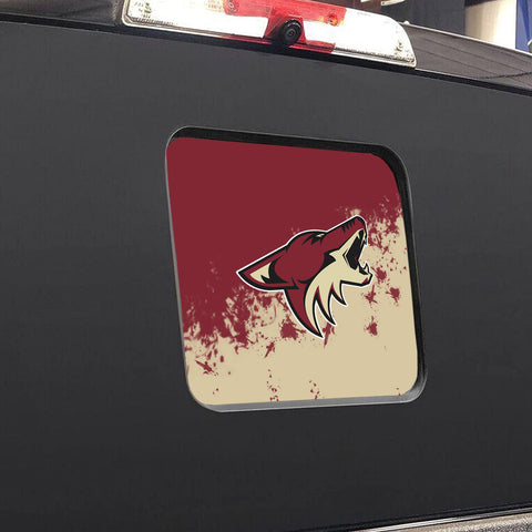 Arizona Coyotes NHL Rear Back Middle Window Vinyl Decal Stickers Fits Dodge Ram GMC Chevy Tacoma Ford