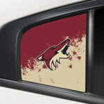 Arizona Coyotes NHL Rear Side Quarter Window Vinyl Decal Stickers Fits Dodge Charger