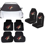 Arizona Coyotes NHL Car Front Windshield Cover Seat Cover Floor Mats