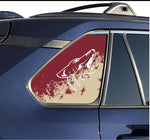 Arizona Coyotes NHL Rear Side Quarter Window Vinyl Decal Stickers Fits Toyota Rav4