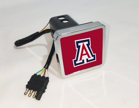 Arizona Wildcats NCAA Hitch Cover LED Brake Light for Trailer