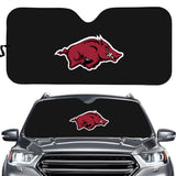 Arkansas Razorbacks NCAA Car Windshield Sun Shade Universal Fit Sunshade