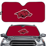 Arkansas Razorbacks NCAA Car Windshield Sun Shade Universal Fit Sunshade