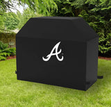 Atlanta Braves MLB BBQ Barbeque Outdoor Black Waterproof Cover