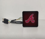 Atlanta Braves MLB Hitch Cover LED Brake Light for Trailer