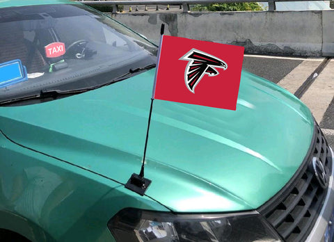 Atlanta Falcons NFL Car Hood Flag