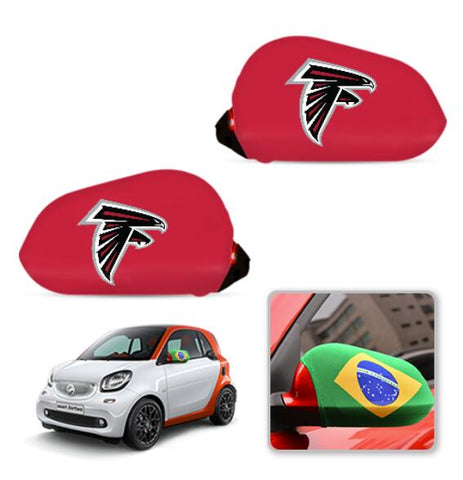 Atlanta Falcons NFL Car rear view mirror cover-View Elastic