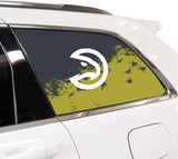 Atlanta Hawks NBA Rear Side Quarter Window Vinyl Decal Stickers Fits Jeep Grand