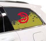 Atlanta Hawks NBA Rear Side Quarter Window Vinyl Decal Stickers Fits Jeep Grand