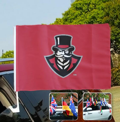 Austin Peay Governors NCAAB Car Window Flag