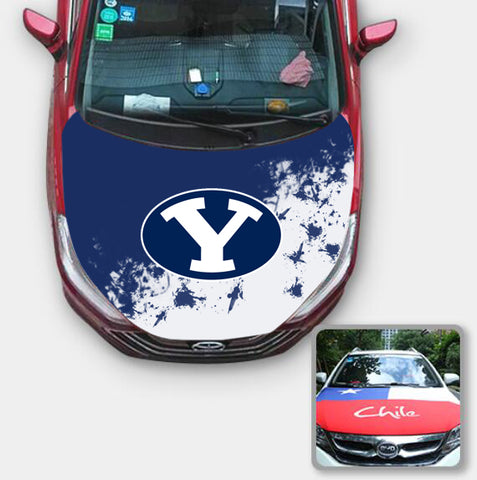 BYU Cougars NCAA Car Auto Hood Engine Cover Protector