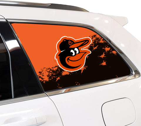 Baltimore Orioles MLB Rear Side Quarter Window Vinyl Decal Stickers Fits Jeep Grand