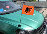 Baltimore Orioles MLB Car Hood Flag