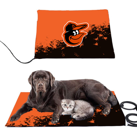 Baltimore Orioles MLB Pet Heating Pad Constant Heated Mat
