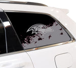 Baltimore Ravens NFL Rear Side Quarter Window Vinyl Decal Stickers Fits Jeep Grand